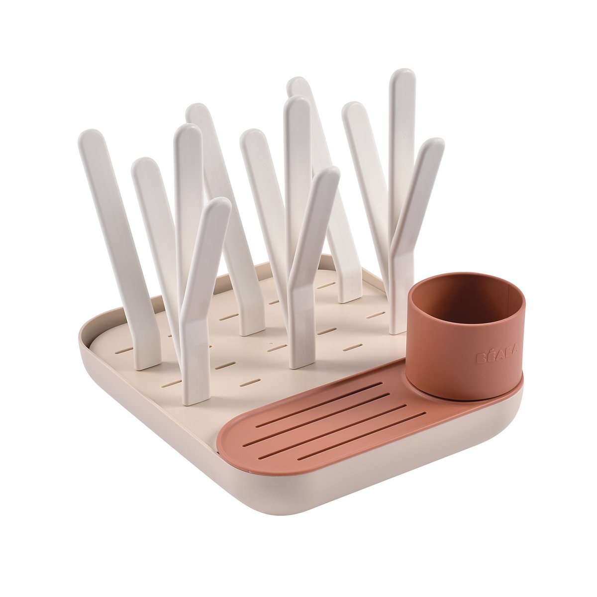 Egoutte biberons forêt grande capacité 6 biberons terracotta / argile, BEABA