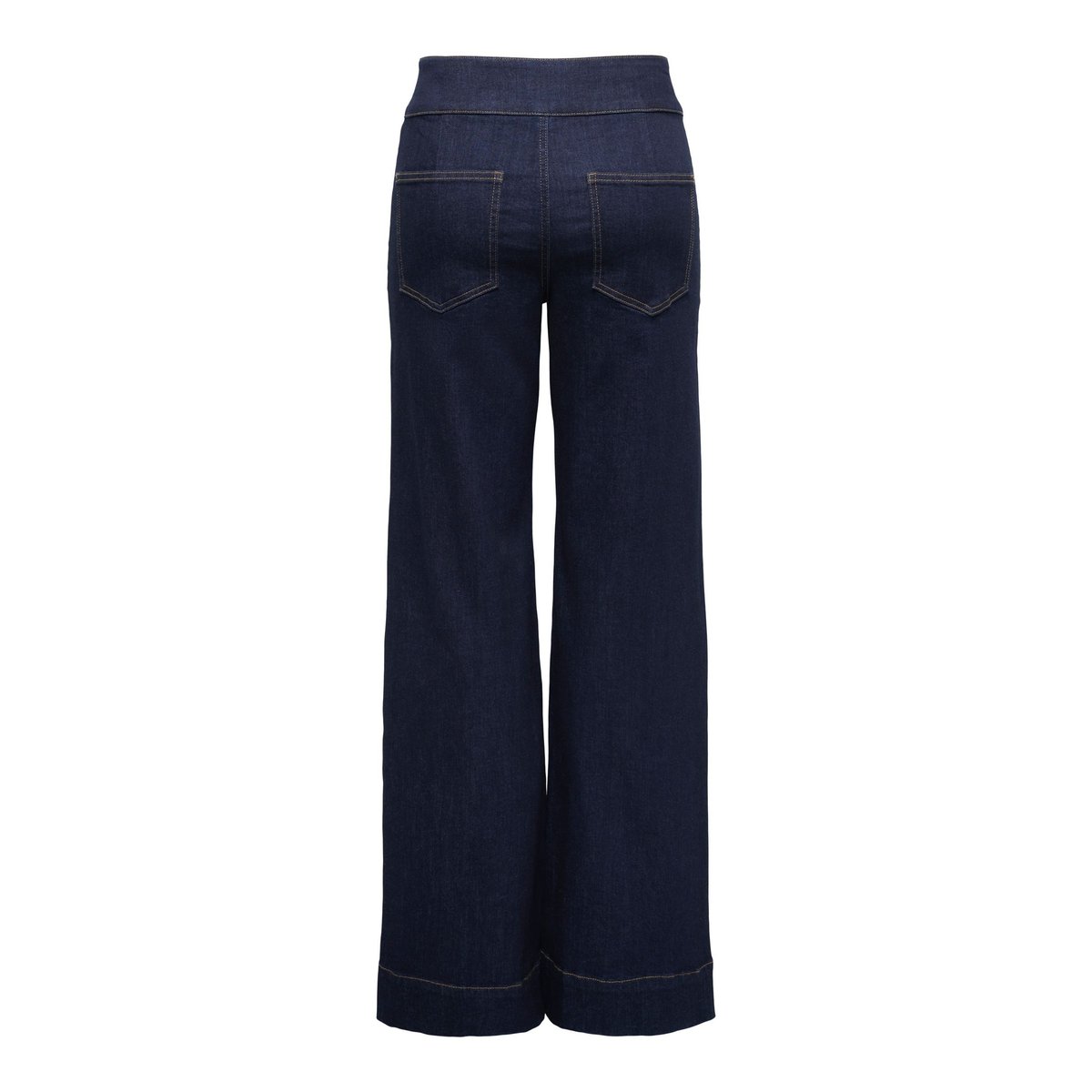 Jean À Jambe Large dark blue denim, ONLY