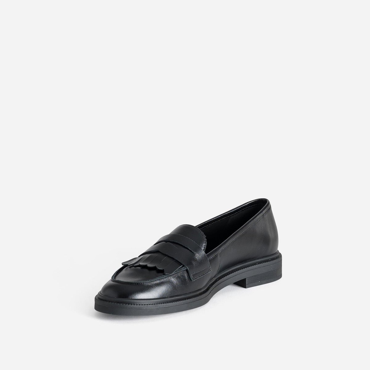 Mocassin en cuir LOUVA noir, ERAM