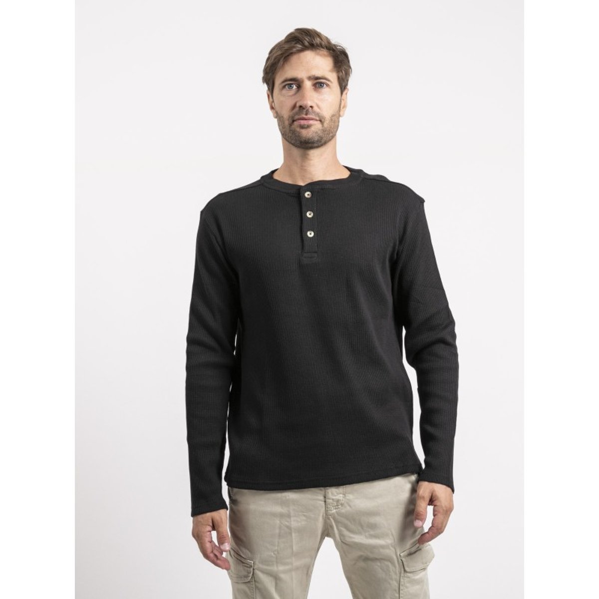 T-shirt Manches Longues Jonen noir, RITCHIE