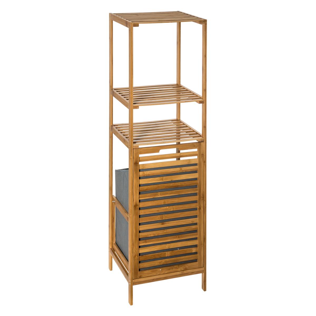 Étagère colonne avec panier MIX'N MODUL marron, 5FIVE SIMPLY SMART