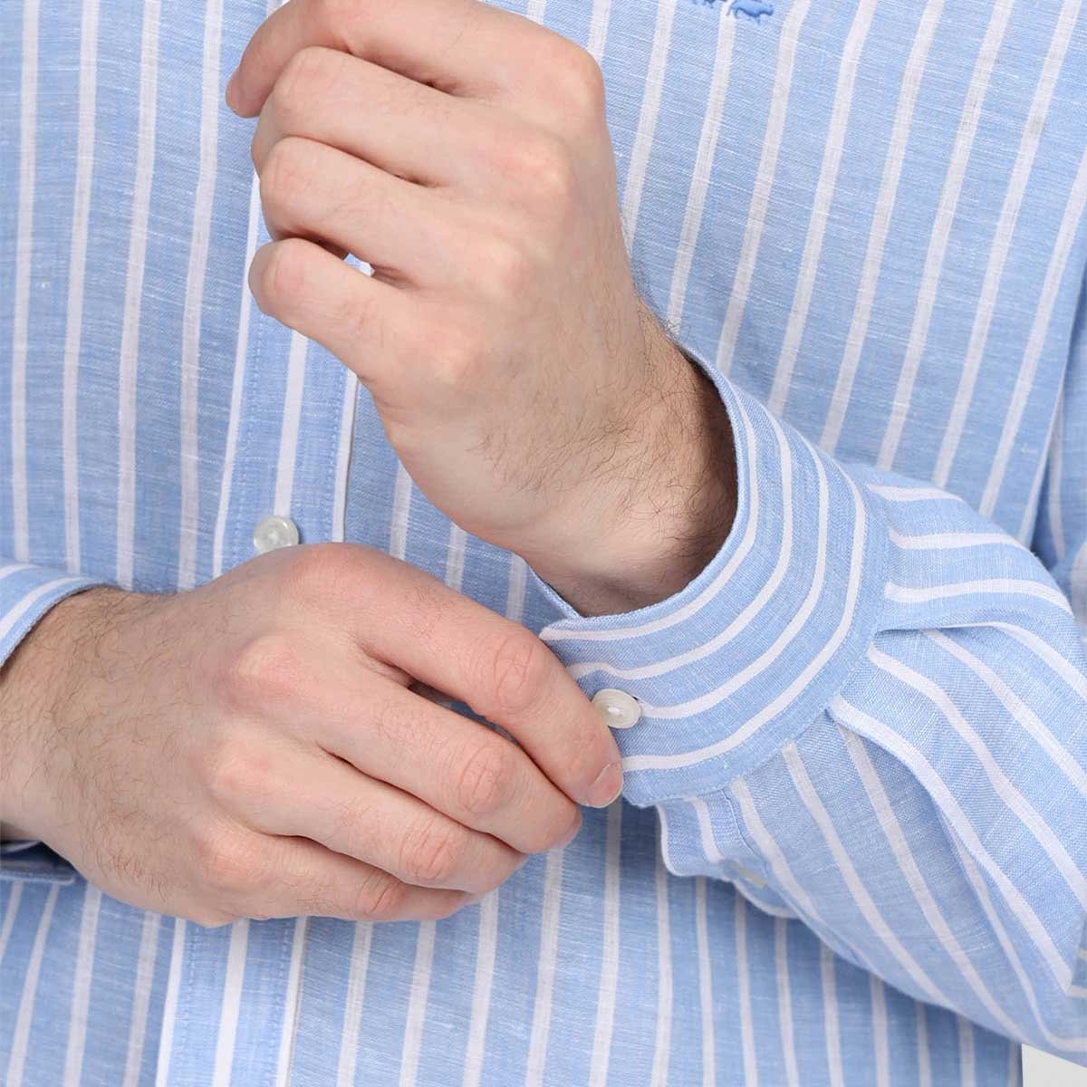 Chemise Dalian bleu, MISE AU GREEN