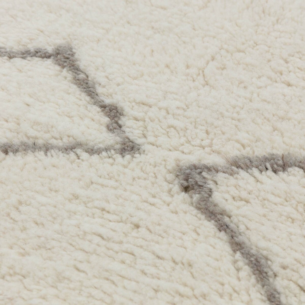 Azera Washable Berber Tribal Rug cream, SO'HOME