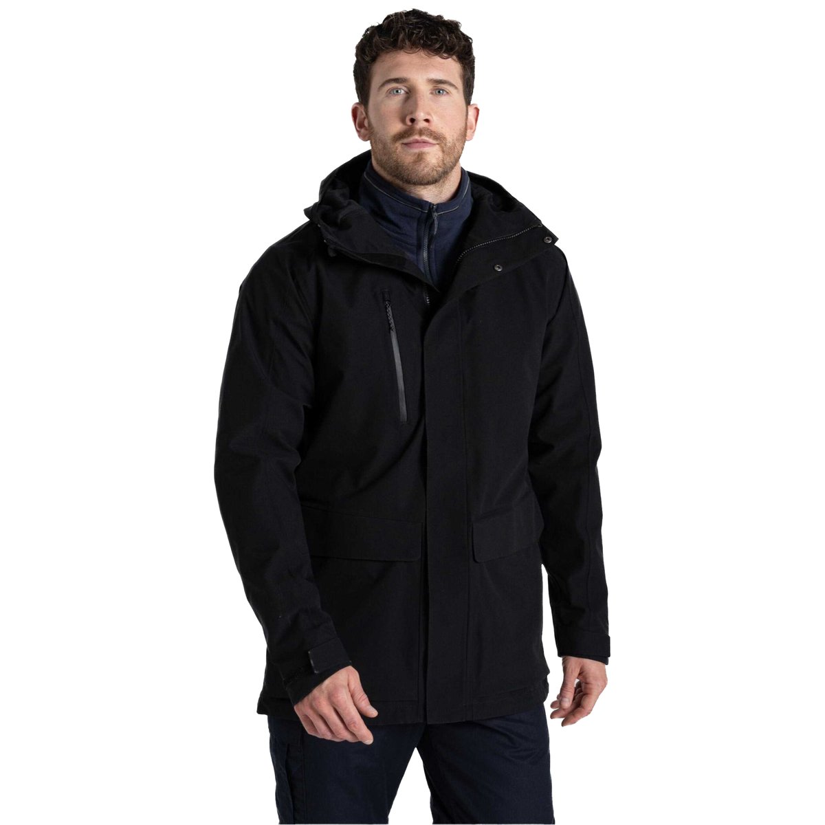 Veste motif/style long KIWI PRO noir, CRAGHOPPERS