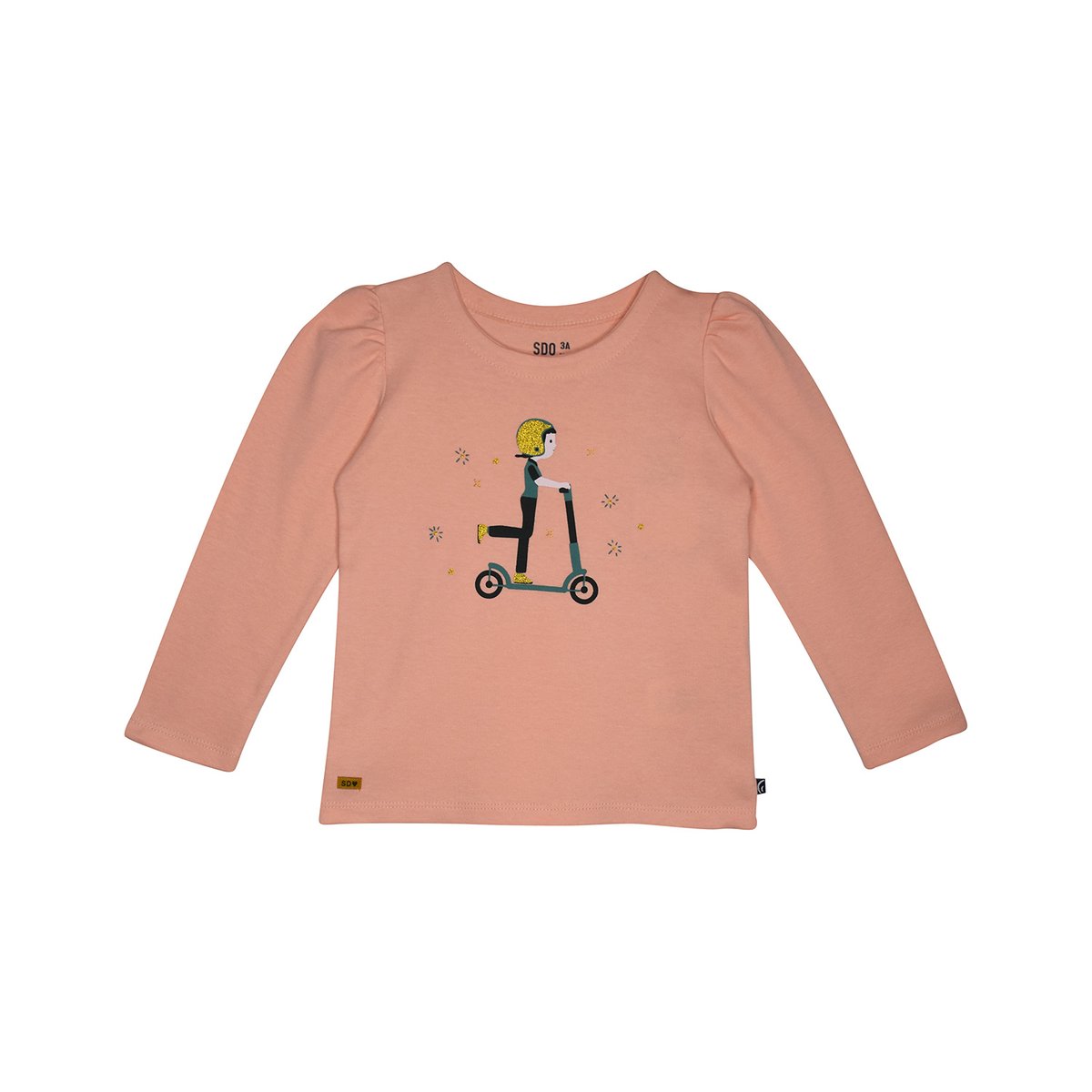 Tee shirt fille fabas rose, SUCRE D'ORGE