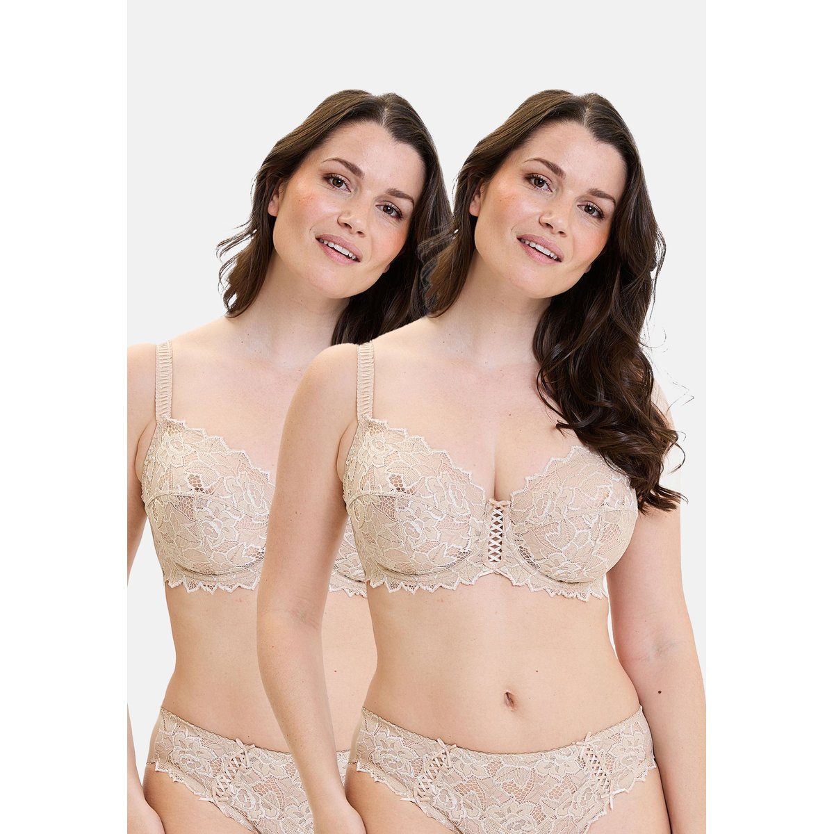 Lot de deux soutiens gorge ARUM noir&skin, SANS COMPLEXE