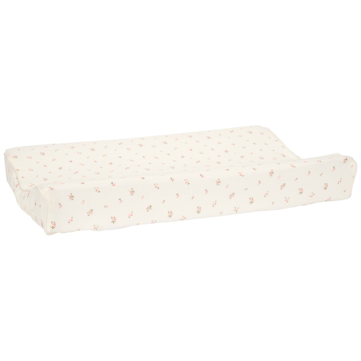 Housse pour matelas à langer blanc, rose, LITTLE DUTCH