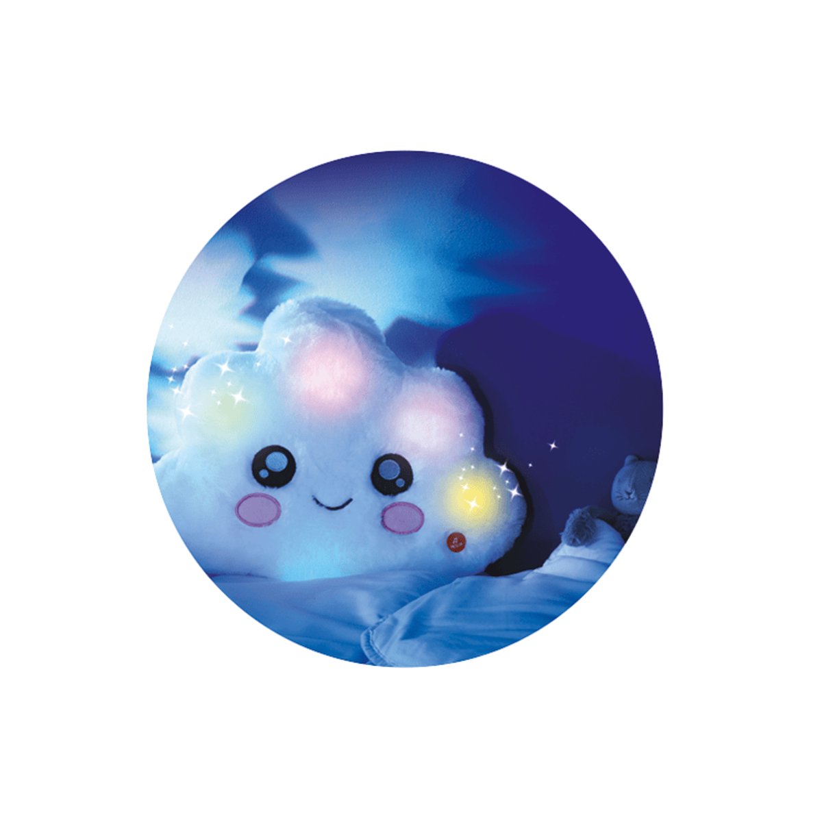 Kawai mon Coussin Lumineux blanc, PIOUPIOU ET MERVEILLES