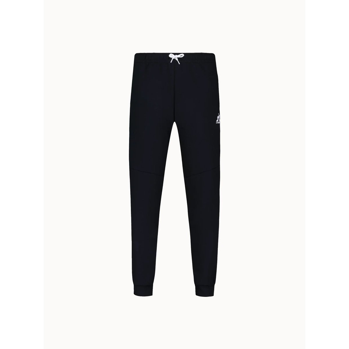 Pantalon en molleton léger avec bandes côtés contrastées Tricolores black light, LE COQ SPORTIF