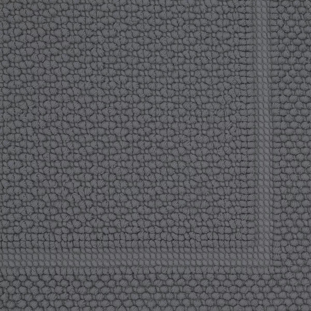 Tapis de bain pur coton ANTICA anthracite, GARNIER THIEBAUT