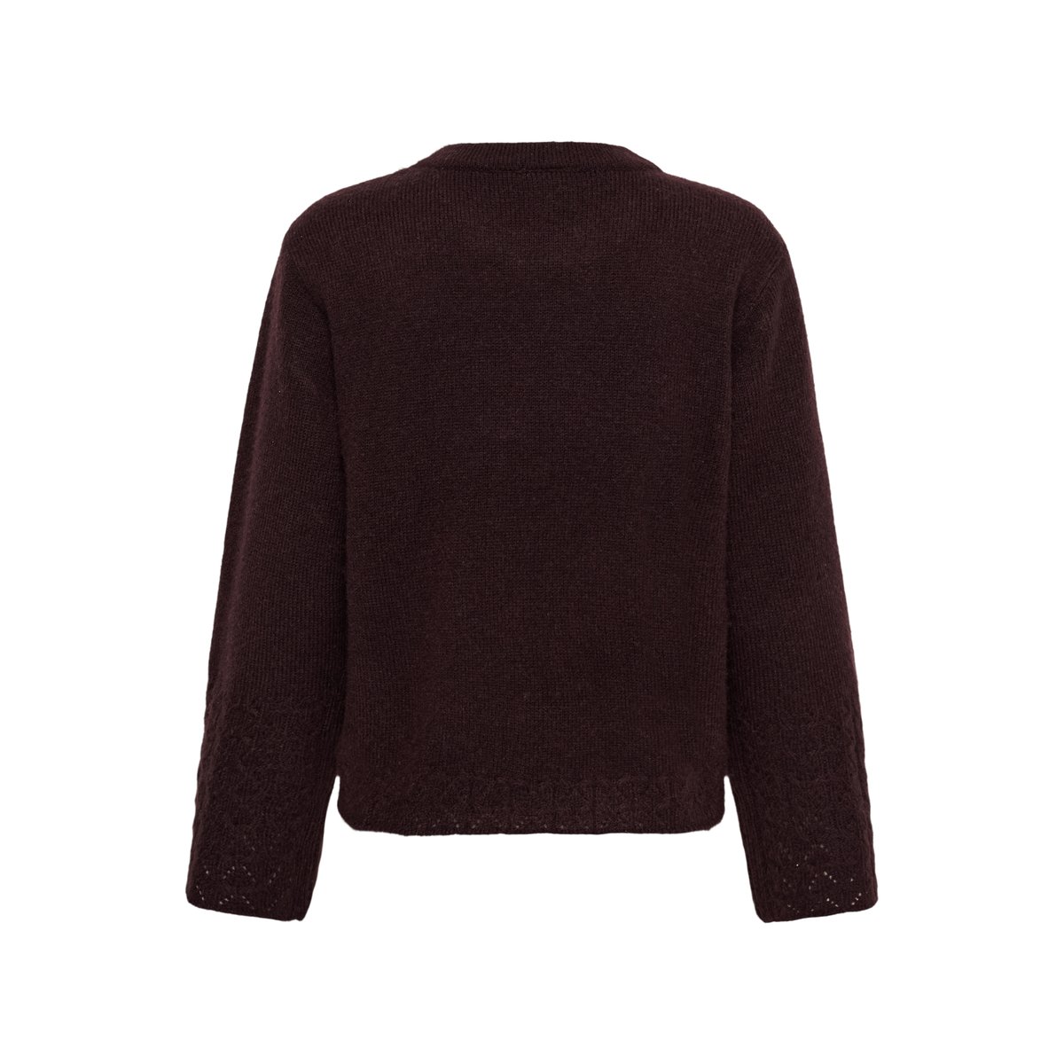 Pullover tricoté marron fudge, KAFFE