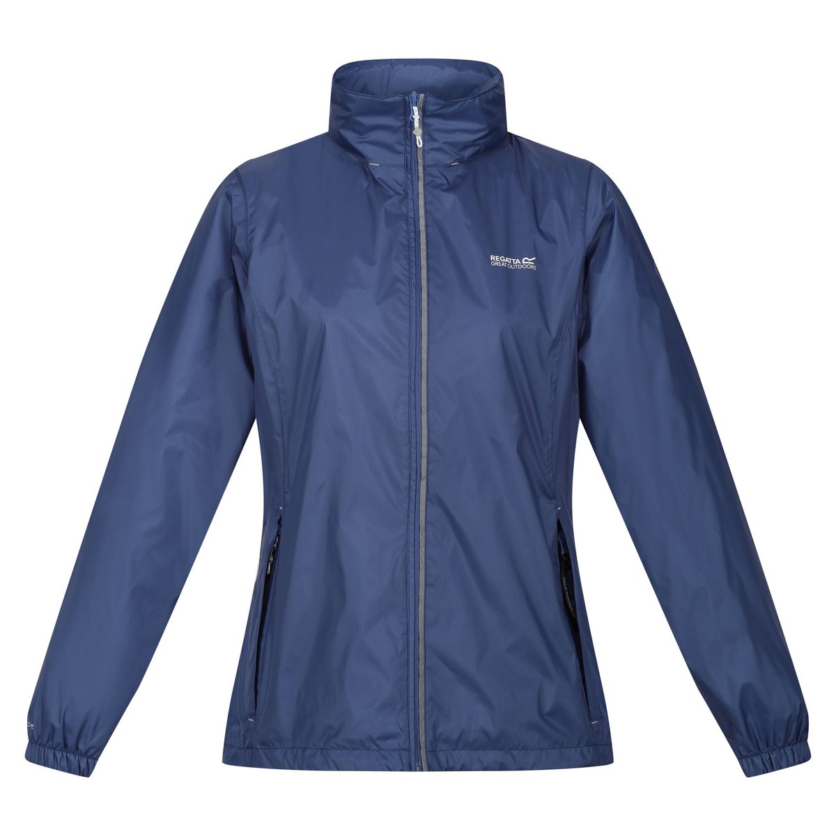 Veste imperméable à capuche CORINNE gris pâle, REGATTA