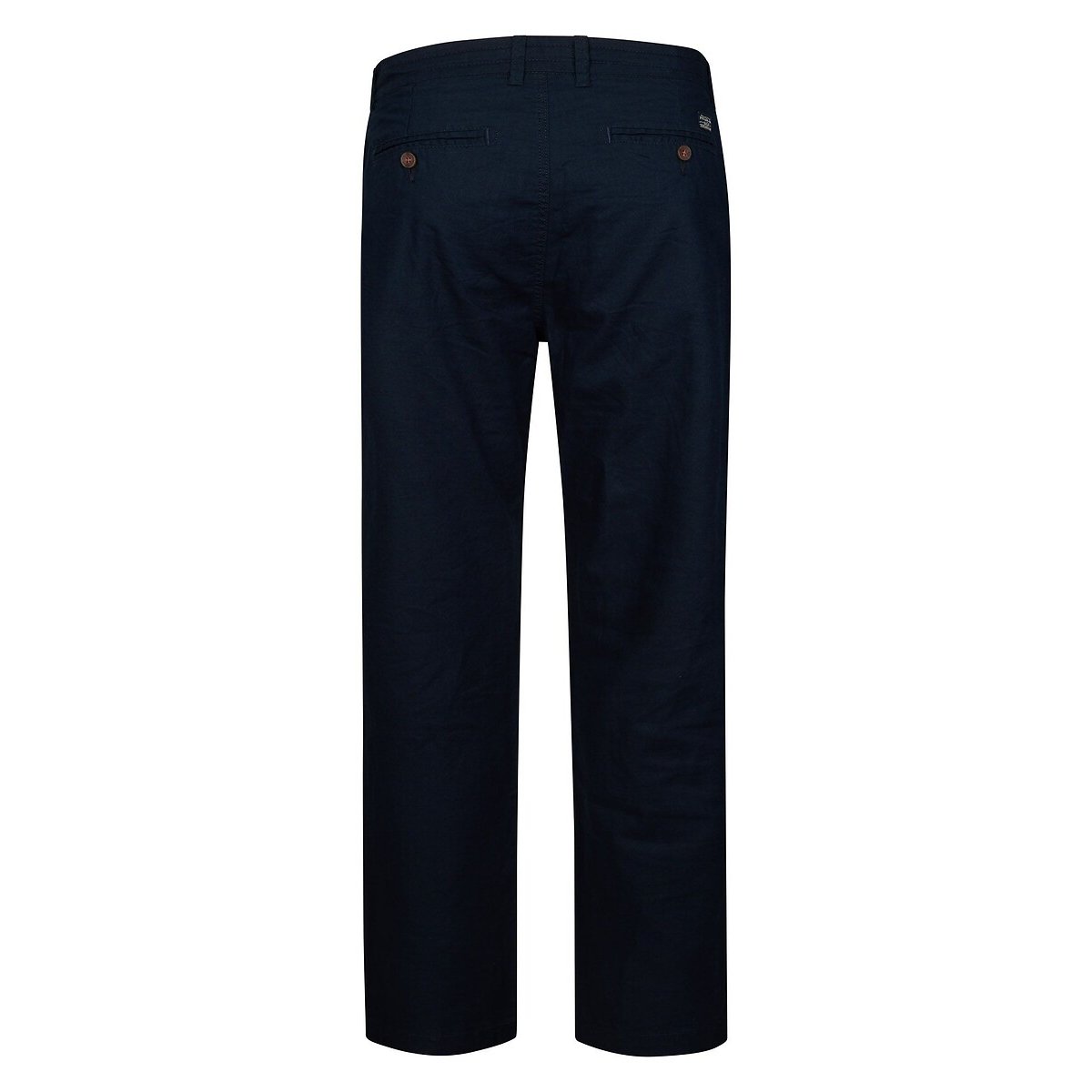 Pantalon chino en lin mélangé bleu marine, PETROL INDUSTRIES