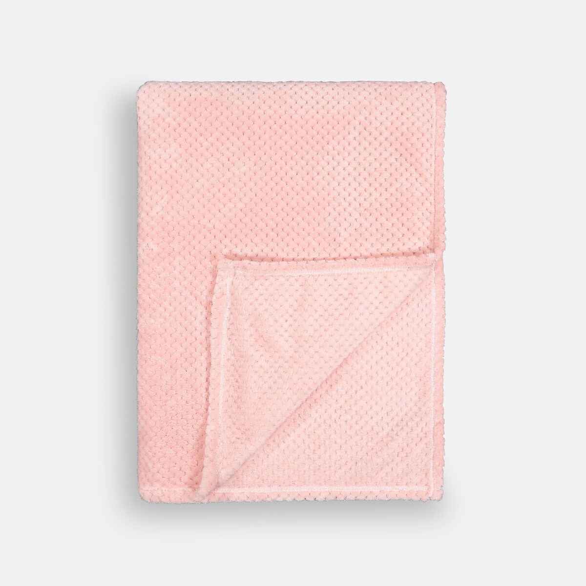 Manta em microfibra, Puntos rosa, LA REDOUTE INTERIEURS