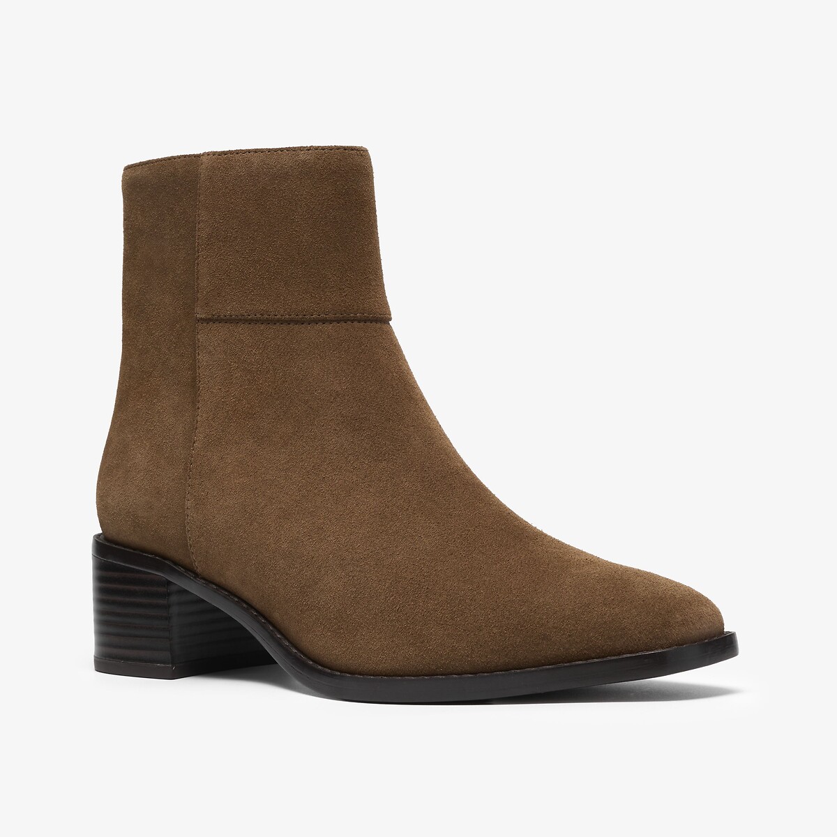 Botines de ante, tacón bajo, WRENN TOP beige              , CLARKS