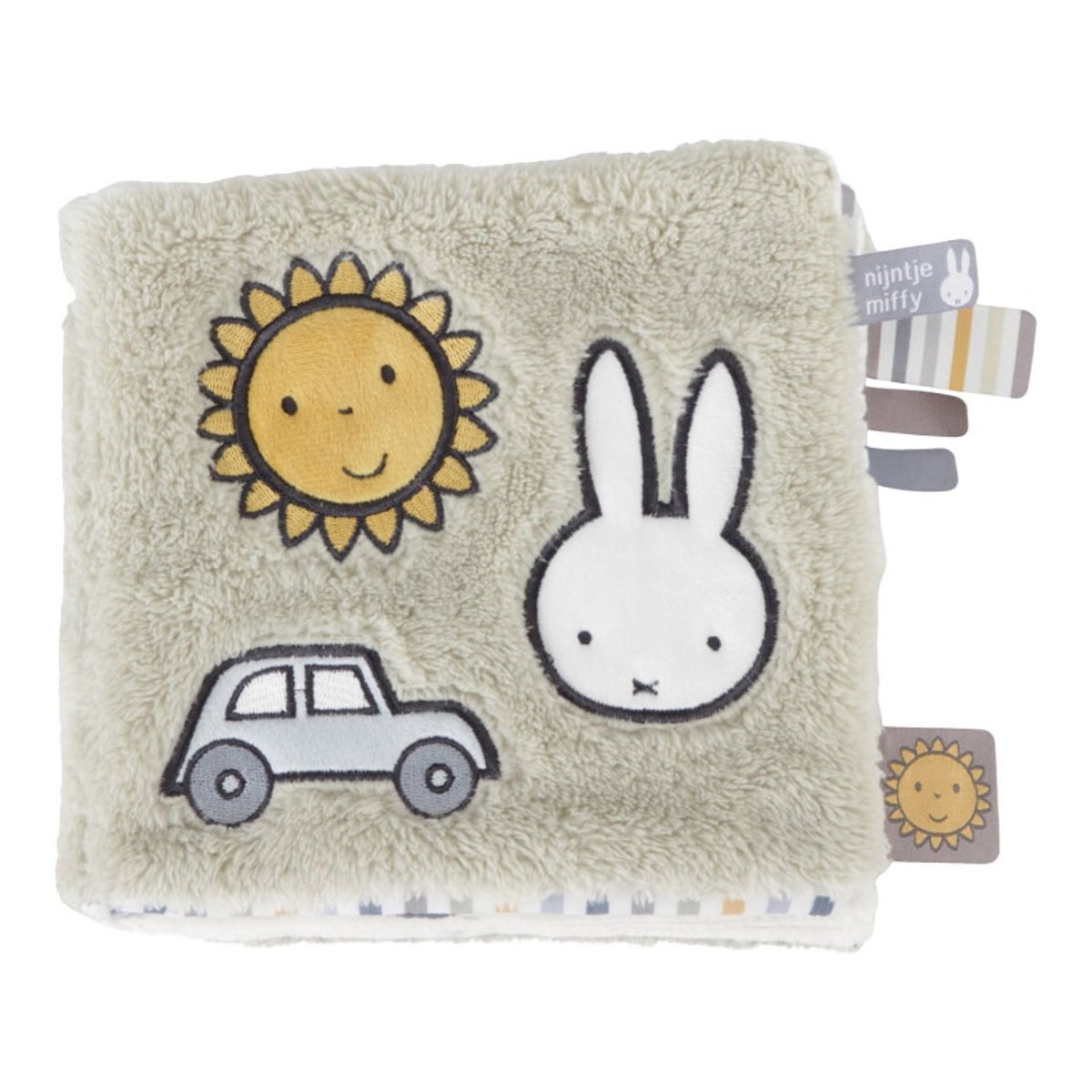 Livre d'éveil en tissu Miffy - Fluffy Bleu-Vert vert-bleu, MIFFY