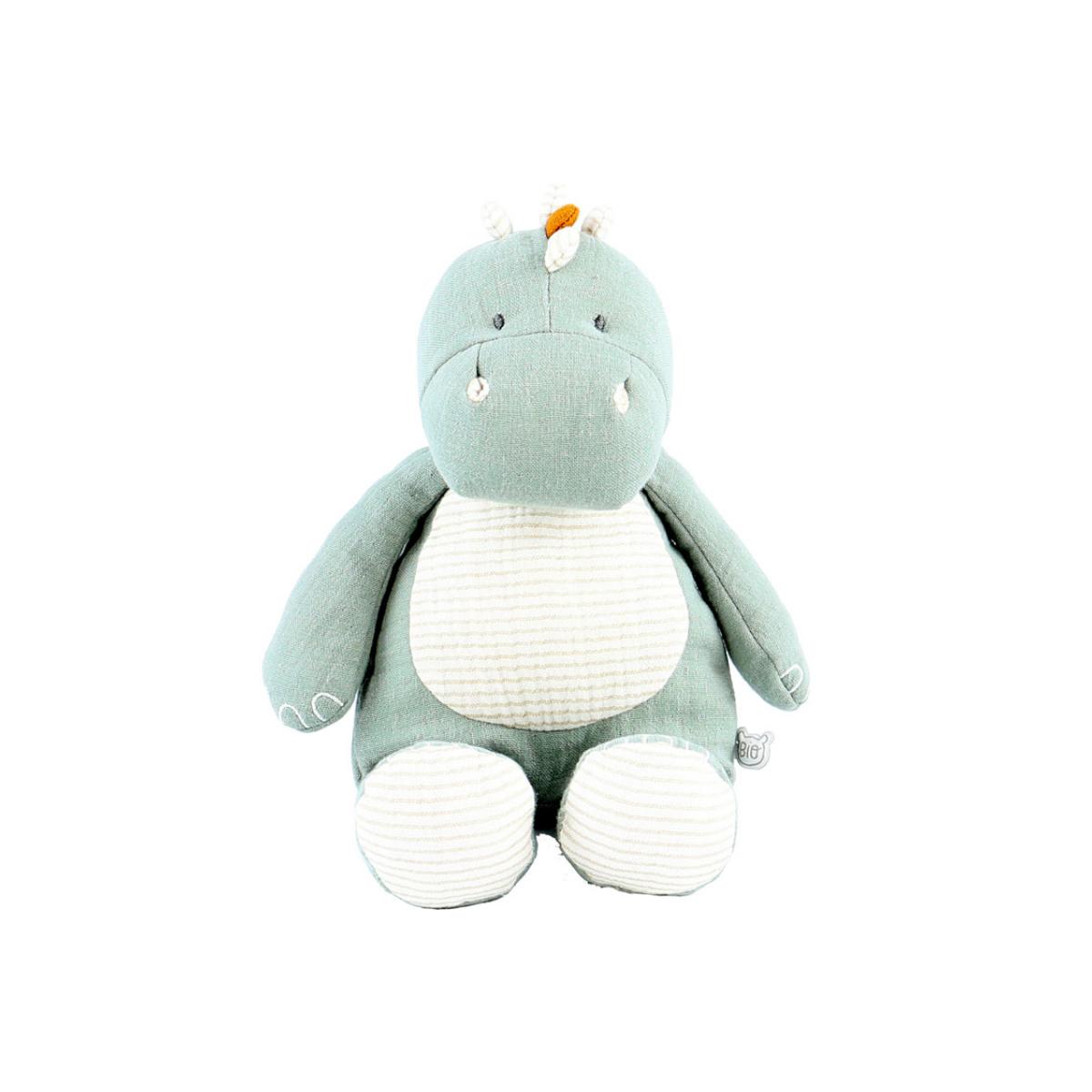 Peluche gris, orange, NOUKIE'S