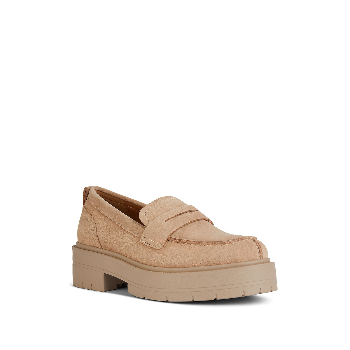 Mocassins respirants Spherica EC7 nude, GEOX