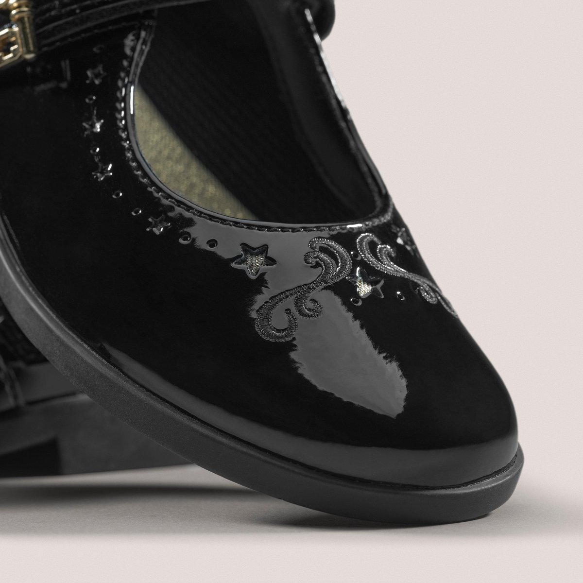 Ballerines Brevet Coupe Large LOCK MAGIC K noir, CLARKS