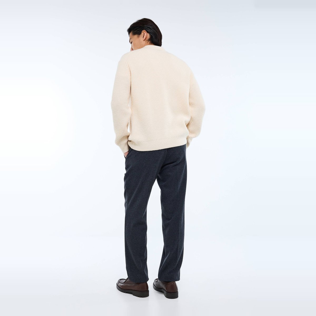 Pantalon contenant de la laine weathervane, MONOPRIX