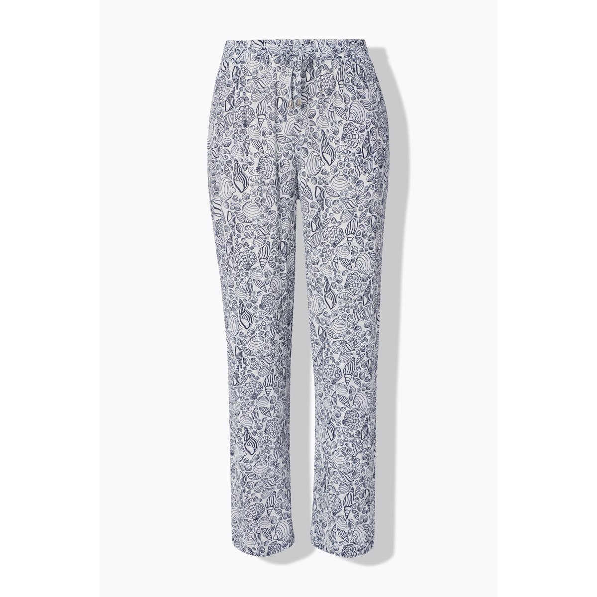 Pantalon Rose avec imprimé blanc cassé, ULLA POPKEN