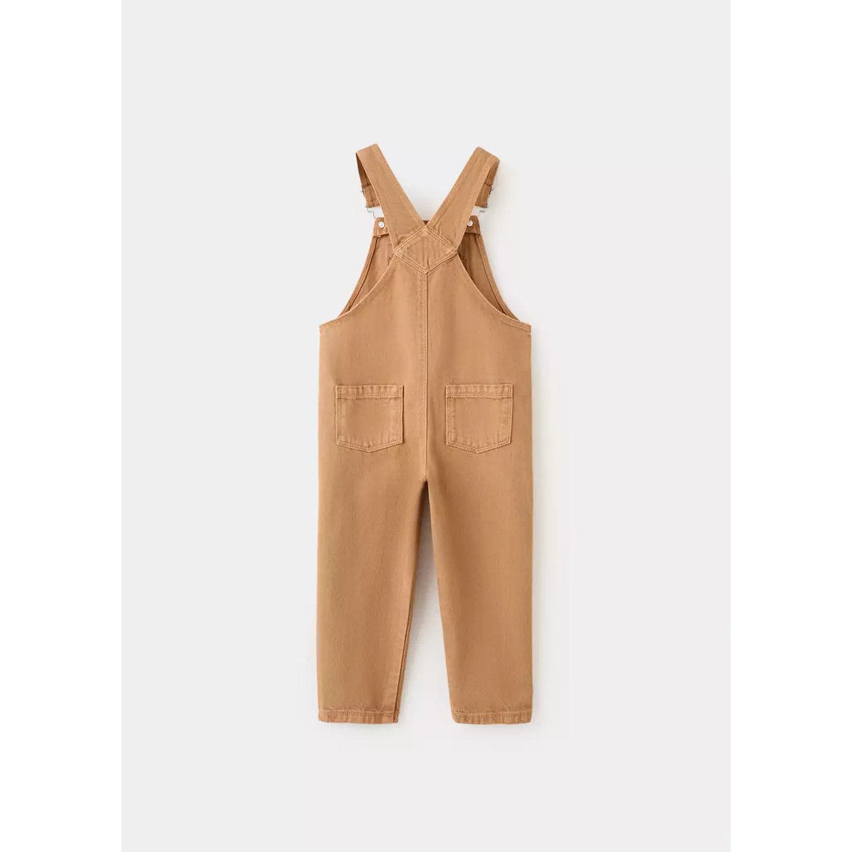 Salopette longue jean ocre, MANGO BABY