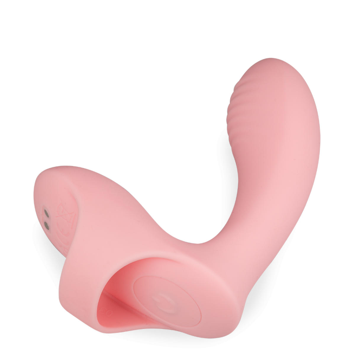 Vibromasseur puissant ergonomique 9 modes Honor - doigt vibrant - Rose rose, LOVE AND VIBES