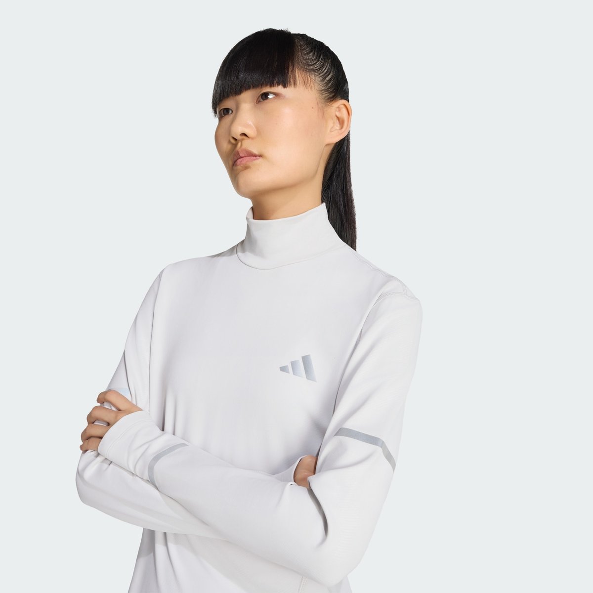Haut De Running Manches Longues Chaud Adi365 Haut De Running Manches Longues Chaud Adi365 grey one, adidas Performance