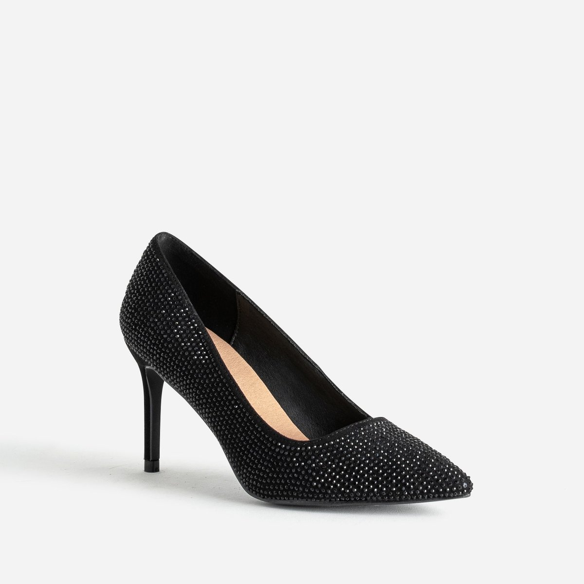 Escarpin URIELLE glitter noir, TEXTO