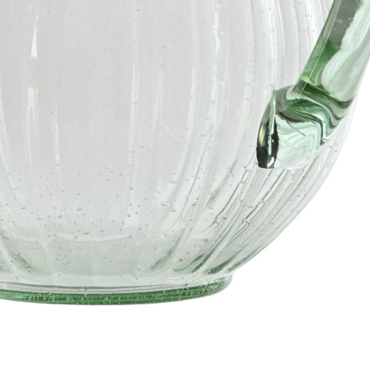 Pichet à eau ou jus de fruits en verre vert 3,25L vert, WADIGA