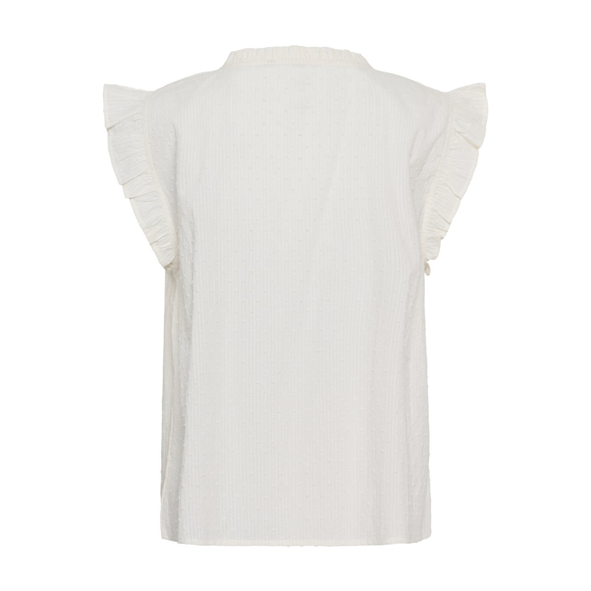 Blouse à manches courtes blanc chalk, KAFFE