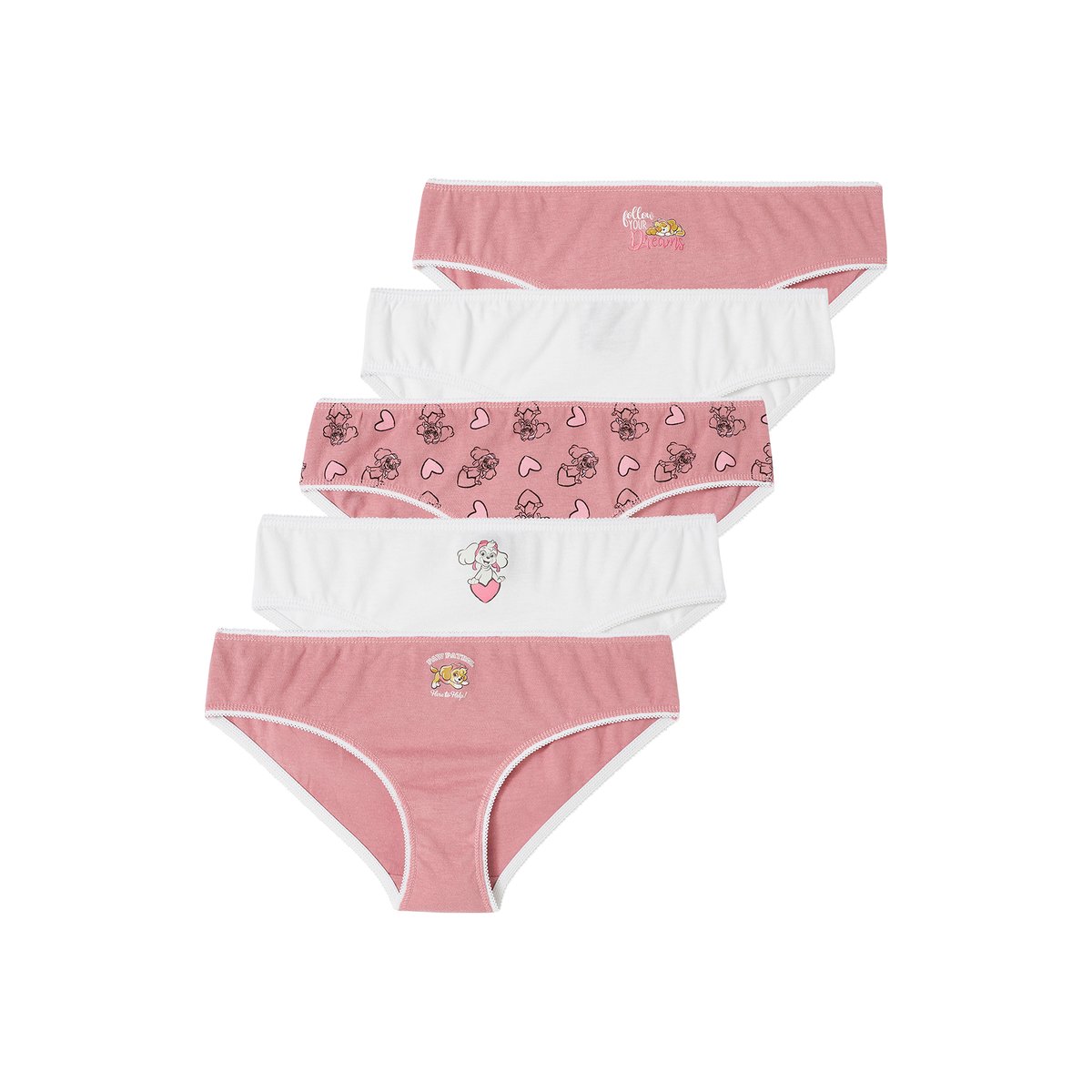 Lot de 5 culottes Pat’Patrouille® assorties, VERTBAUDET
