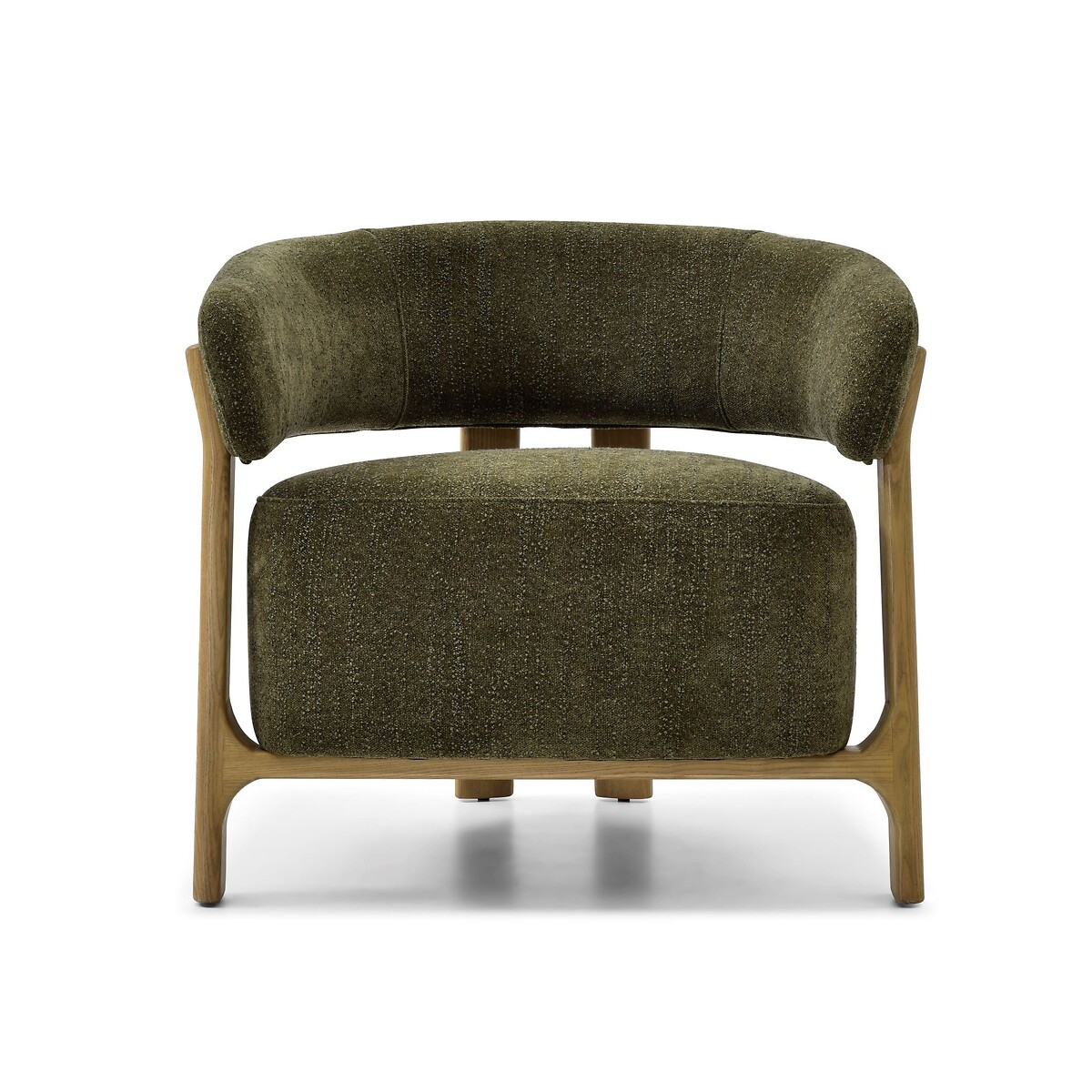 Ablo Curve Chenille Tub Chair olive, ÉDITÉ