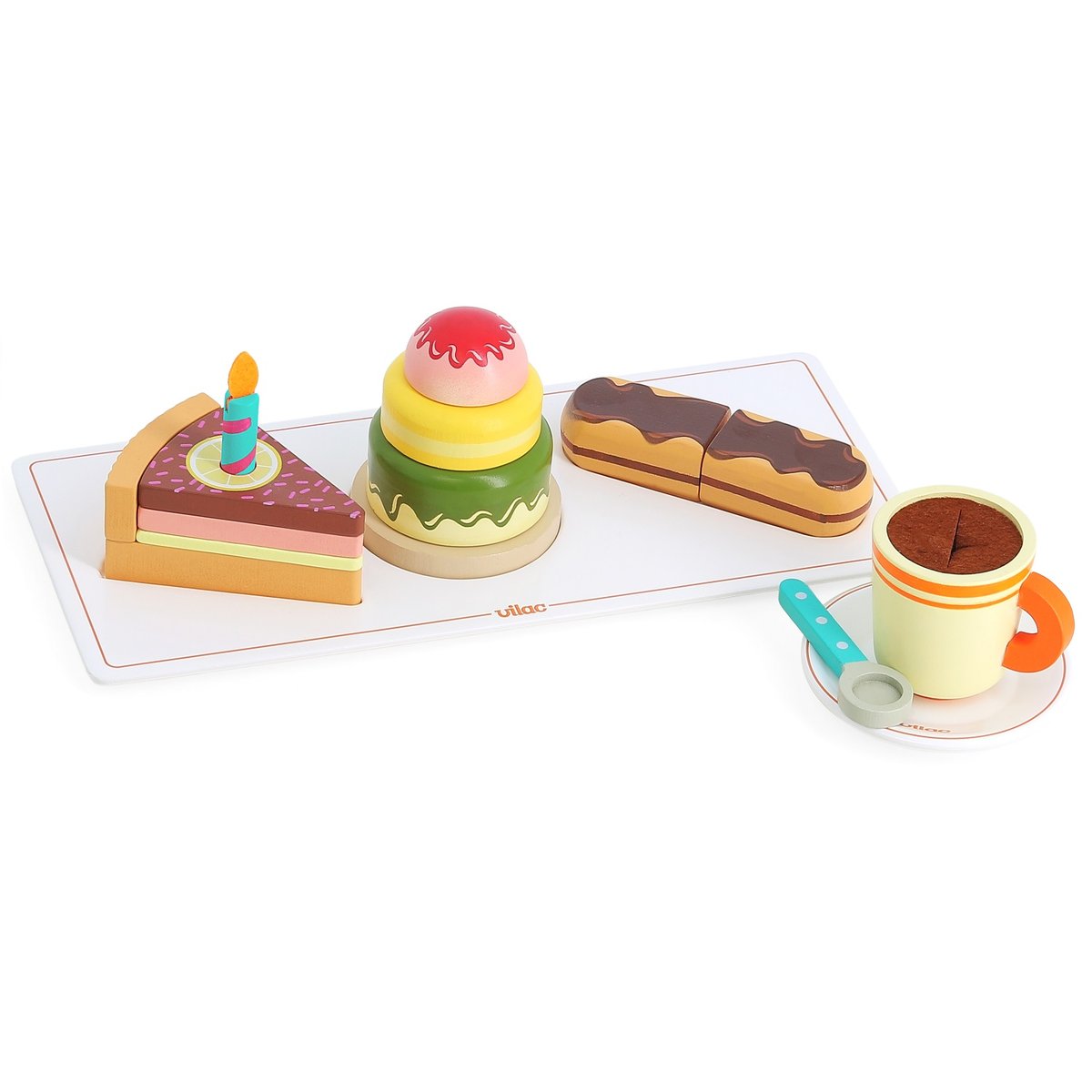 Café gourmand en bois blanc, VILAC