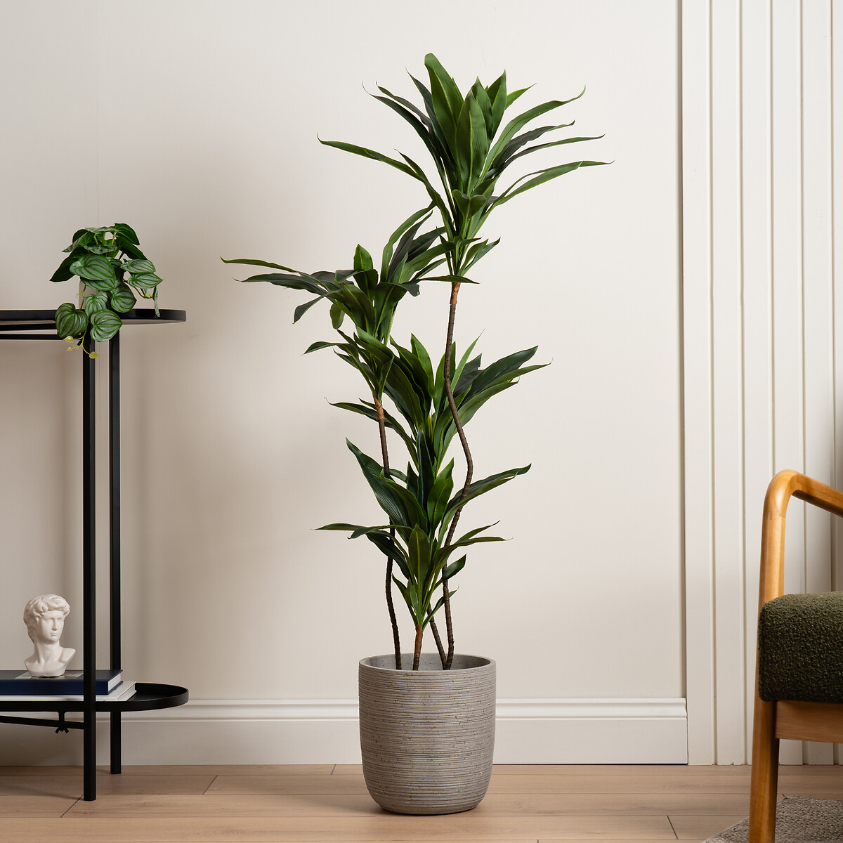 120cm Real Touch Artificial Green Dracaena green, SO'HOME