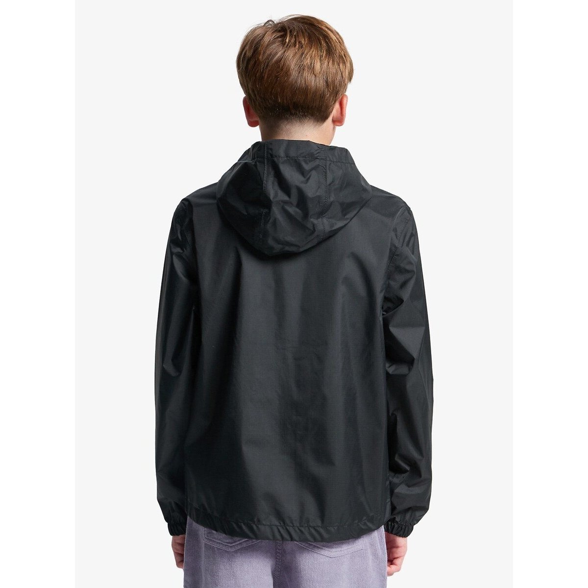 Coupe-vent technique, imperméable noir, QUIKSILVER