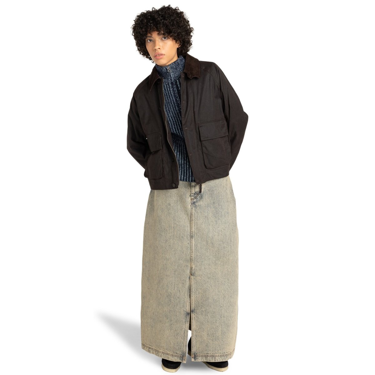 Parka ORCHARD WAXED W marron java, ELEMENT