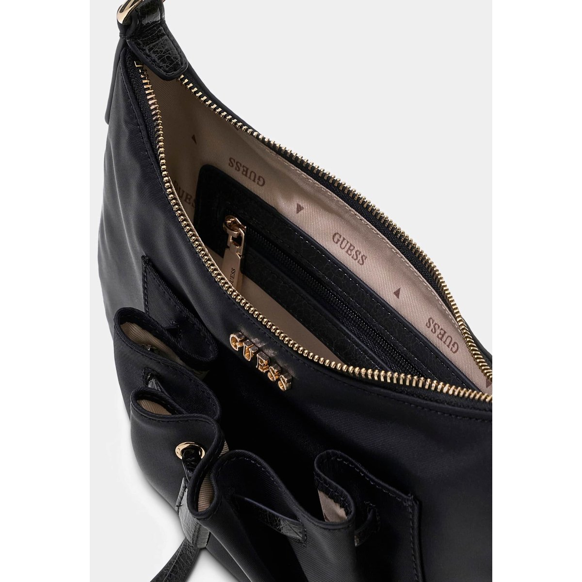 Mini Sac À Épaule Theodora noir, GUESS