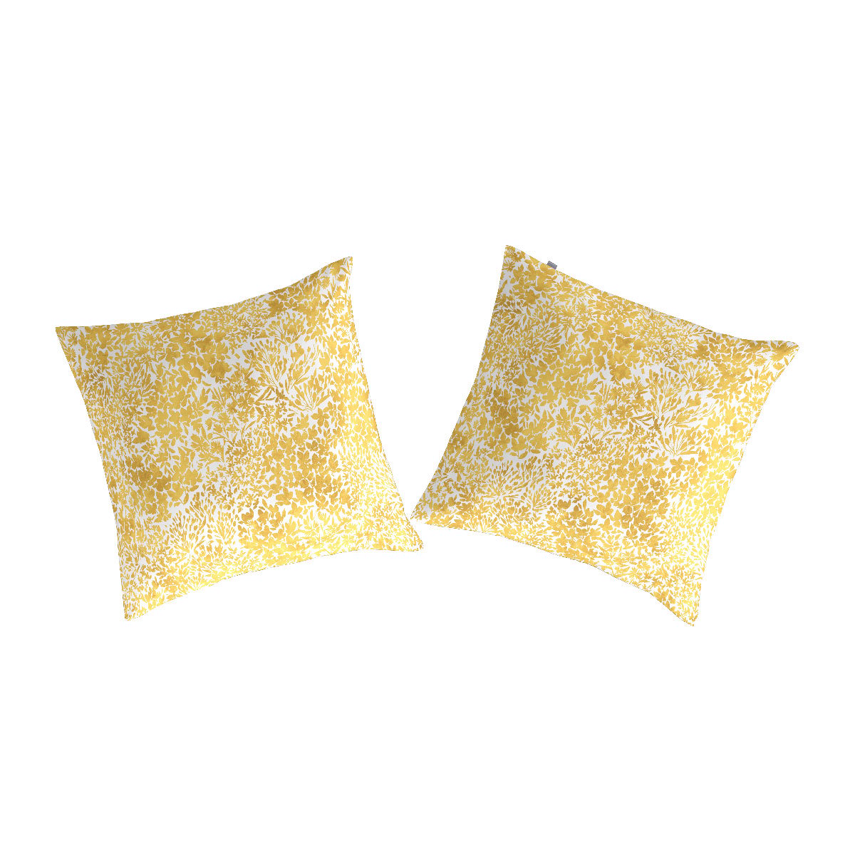 2 Taies d'oreiller en coton KASAI B jaune, NAF NAF HOME