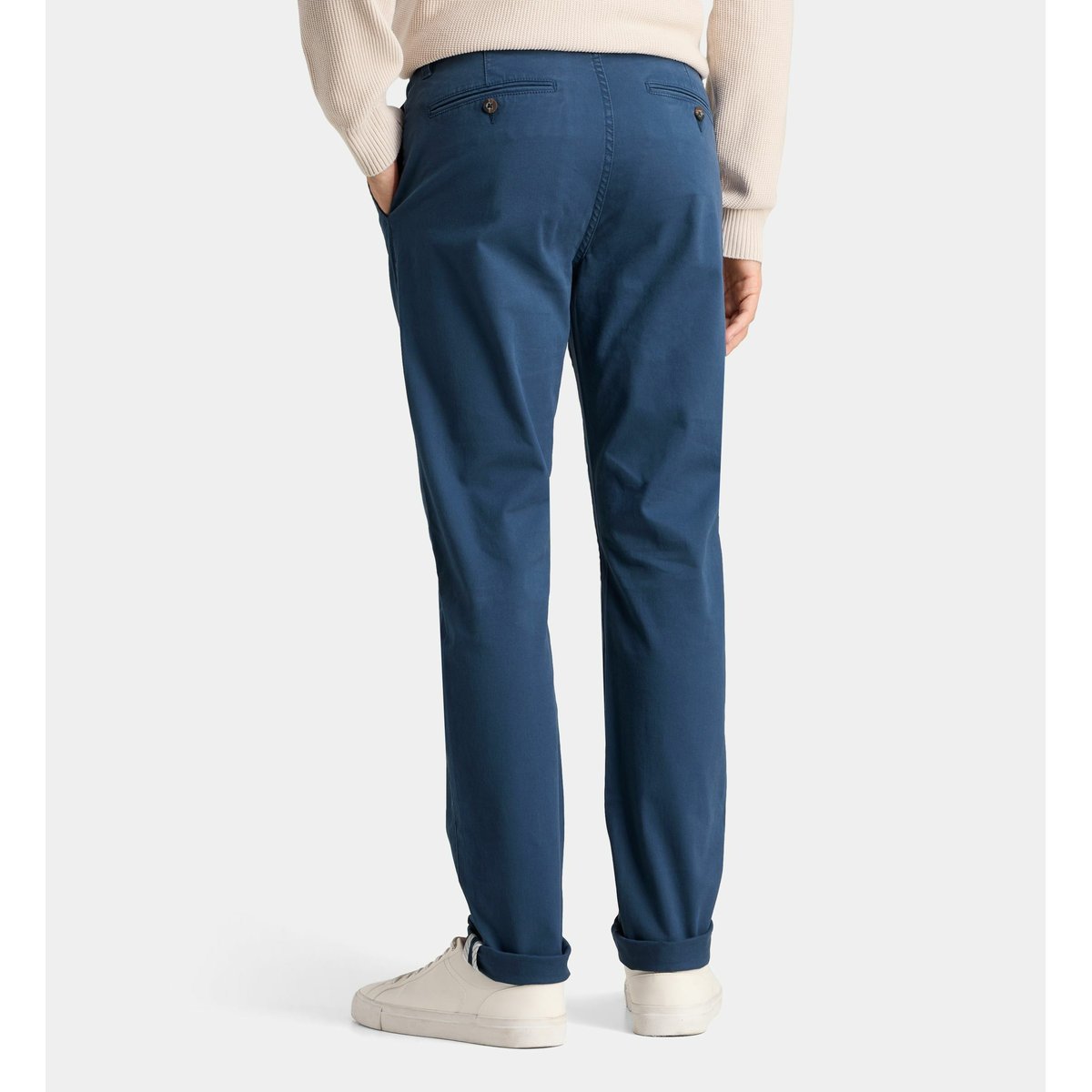 Pantalon chino slim kutslim coton bio bleu ardoise, GALERIES LAFAYETTE