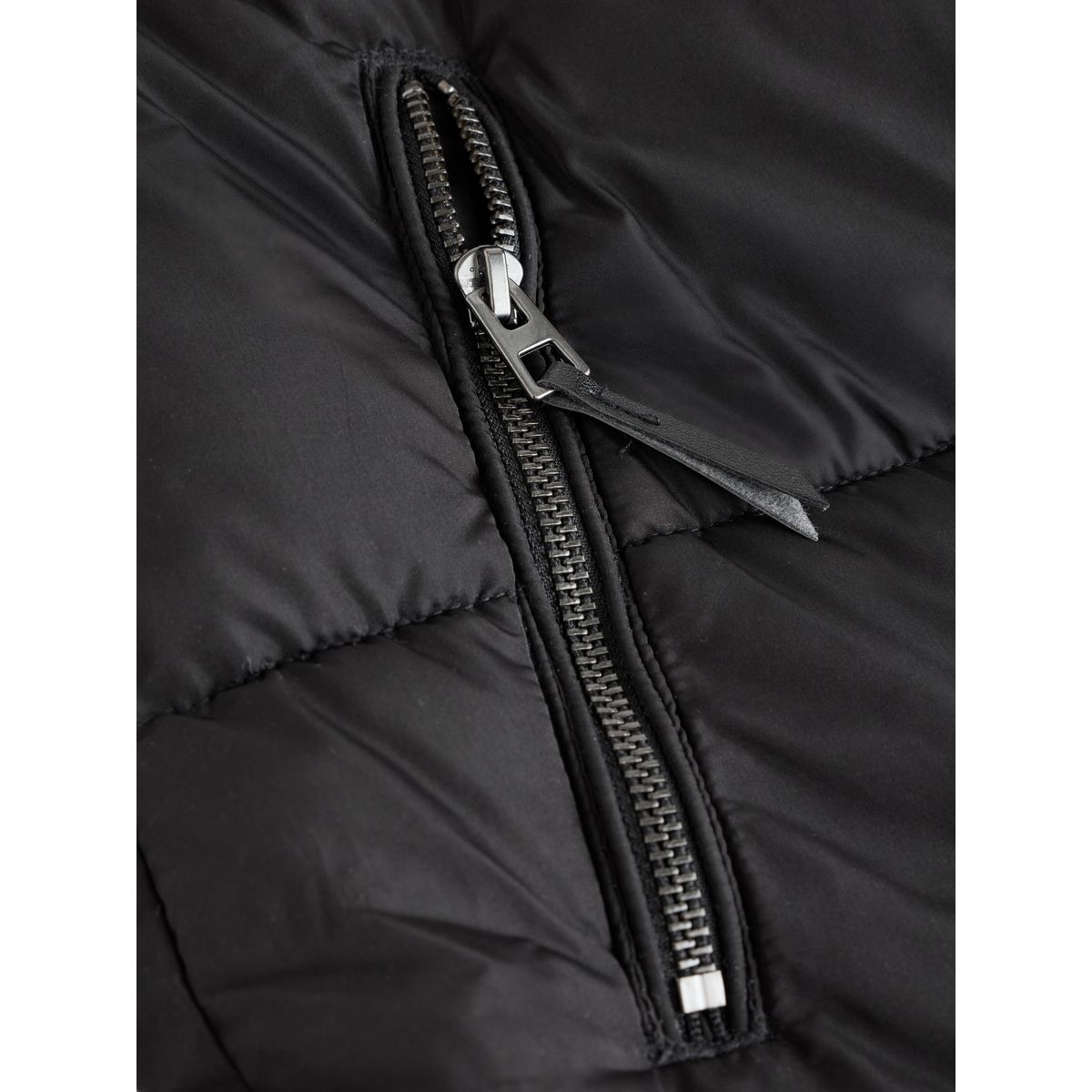 Long manteau rembourré à capuche maternité noir, NEXT