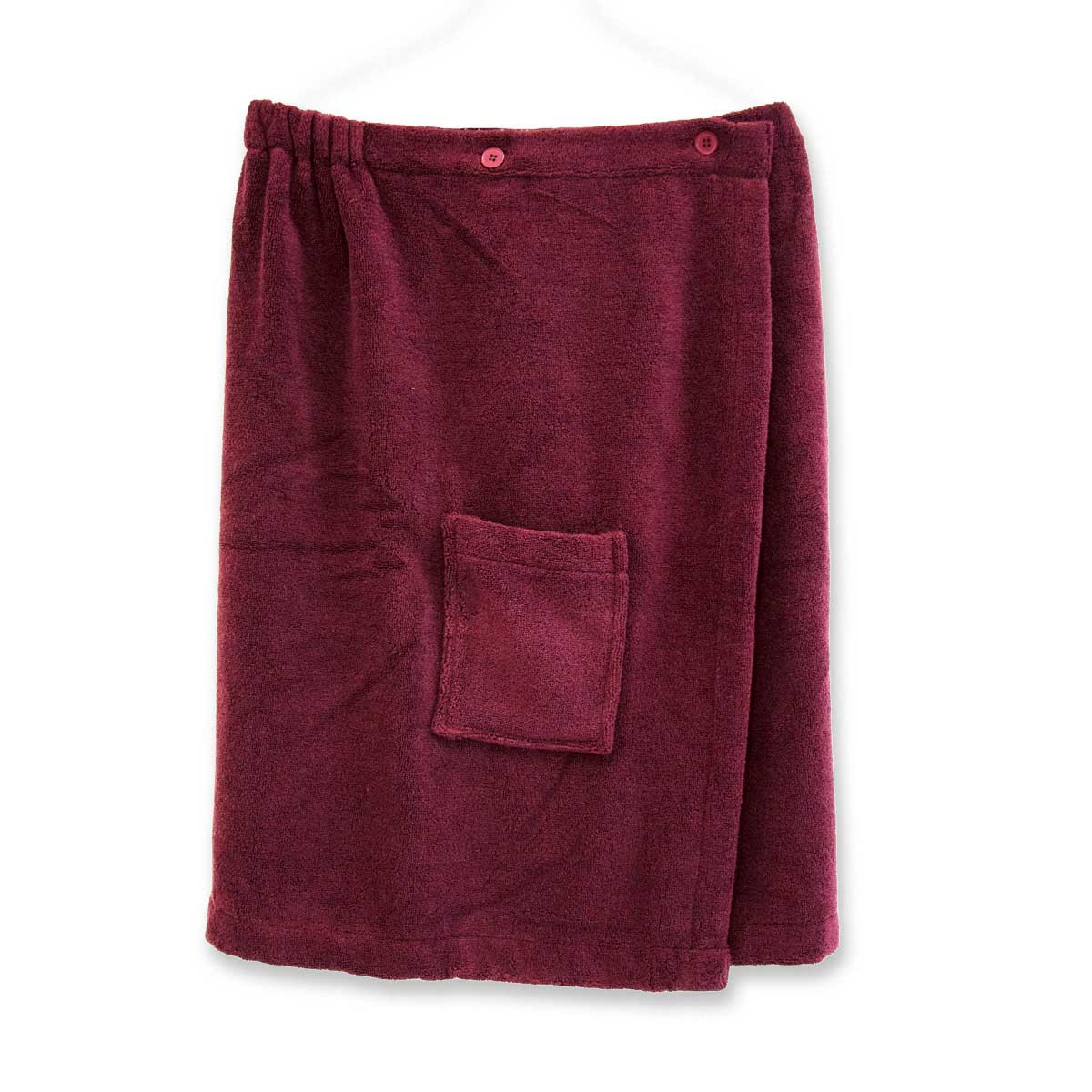 Pareo  en coton 500g/m² - ZERO TWIST prune, TRADITION DES VOSGES