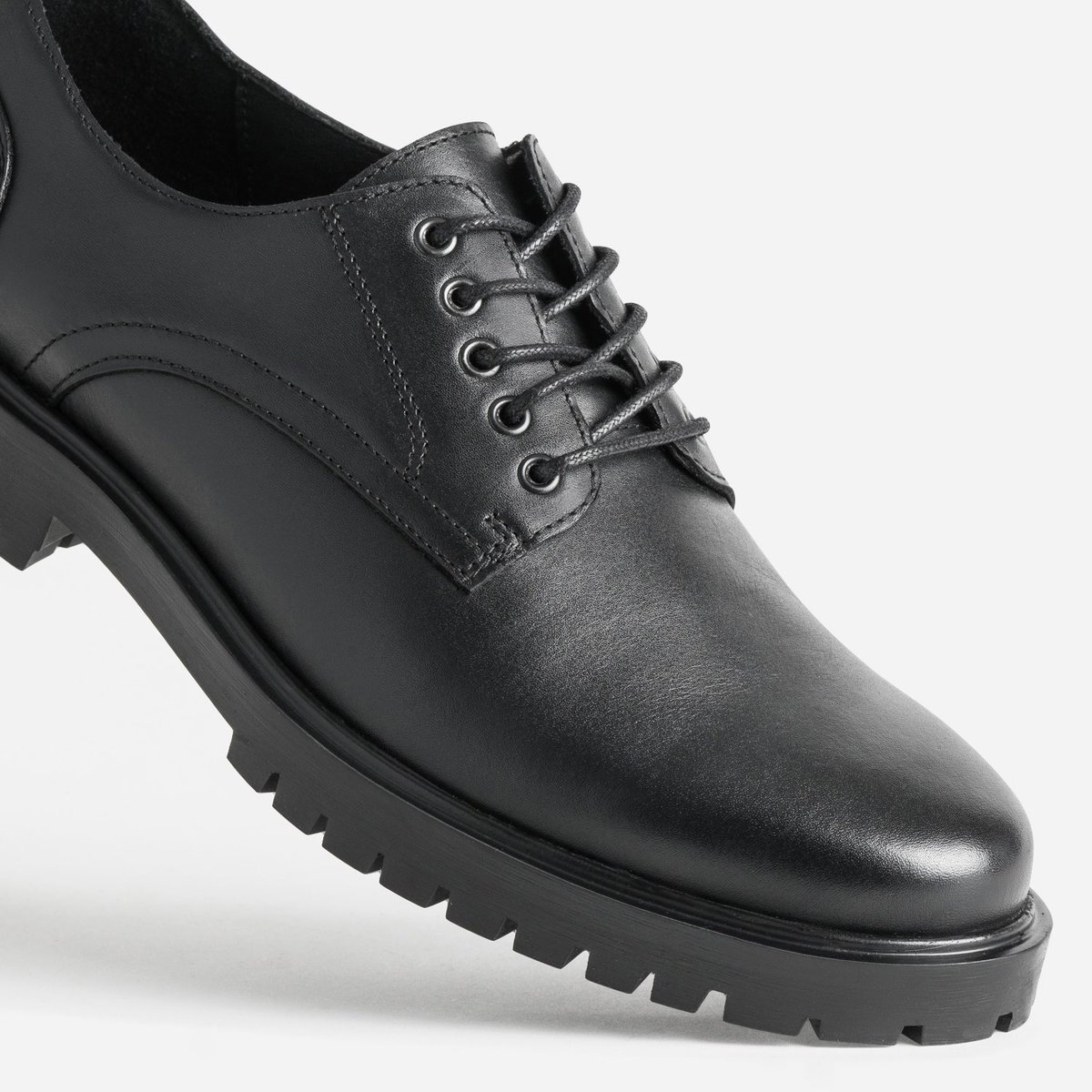 Derby en cuir FIRMIN noir, ERAM