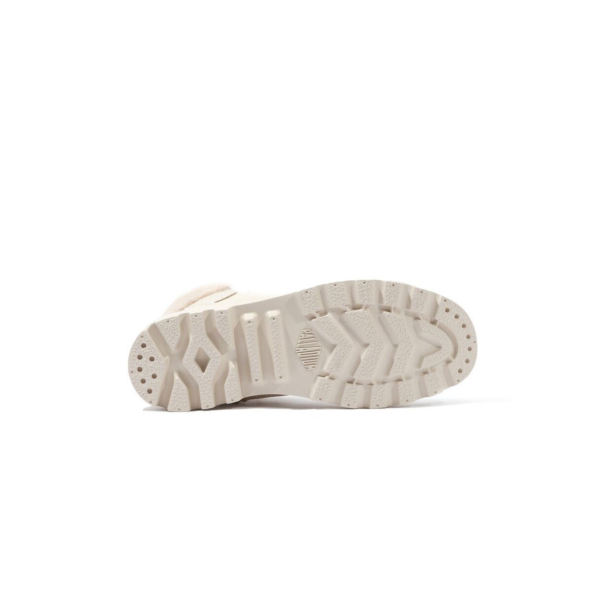 Boots cuir fourrées Pampa Hi Snow Warm beige clair, PALLADIUM