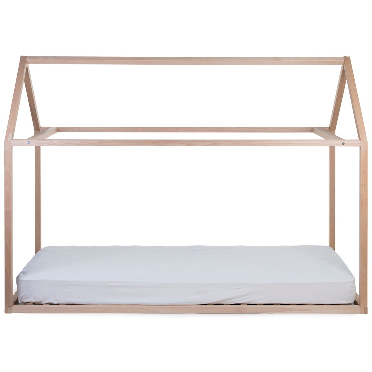 Cadre de lit tipi 90x200 cm naturel, CHILDHOME