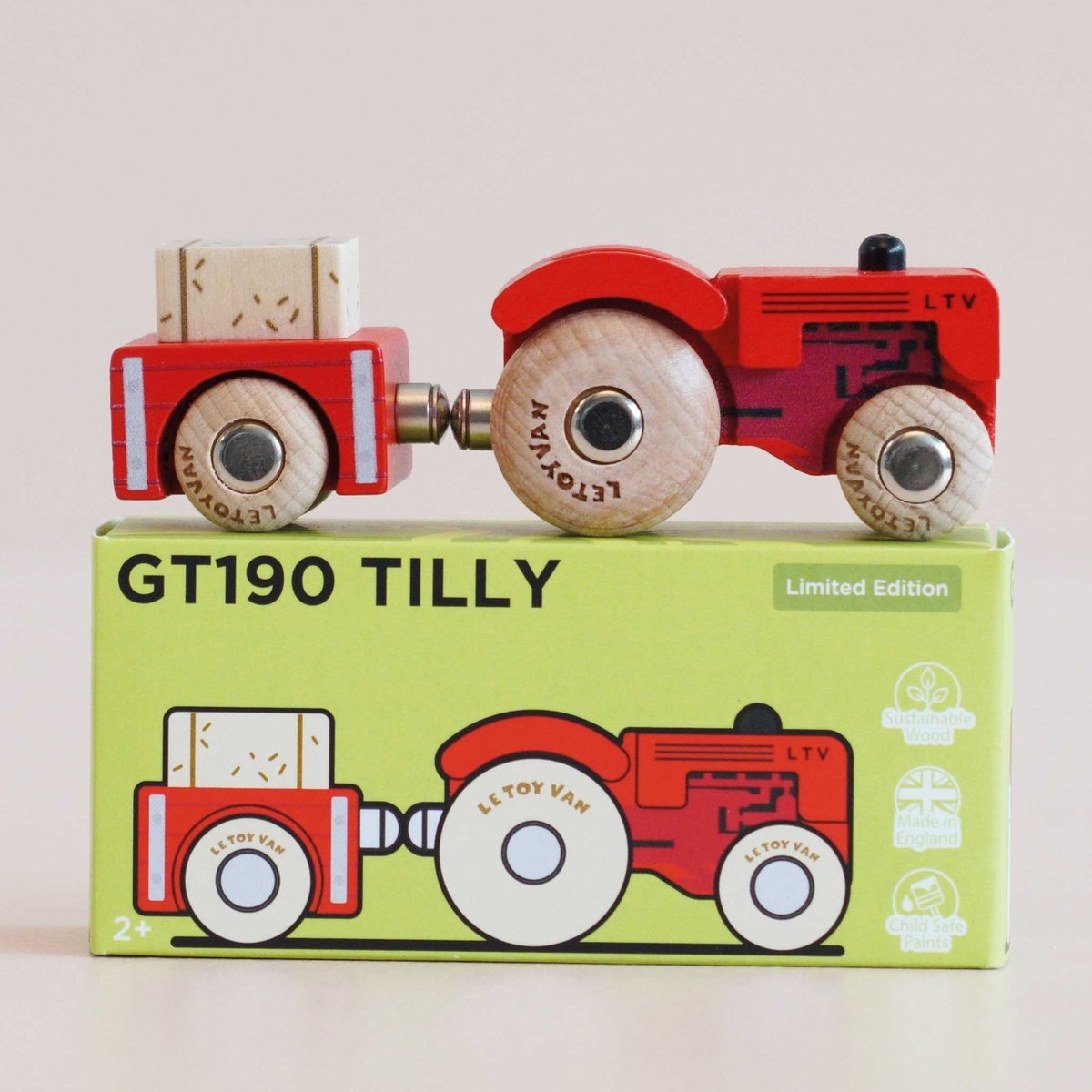 Tracteur Tilly No 34 rouge, LE TOY VAN