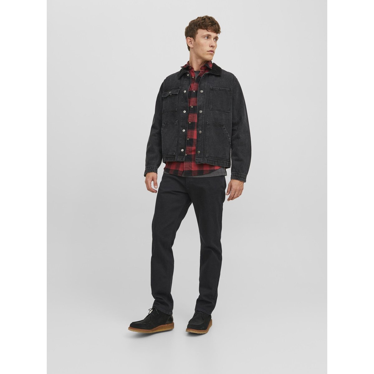 Coupe Regular black denim, JACK & JONES