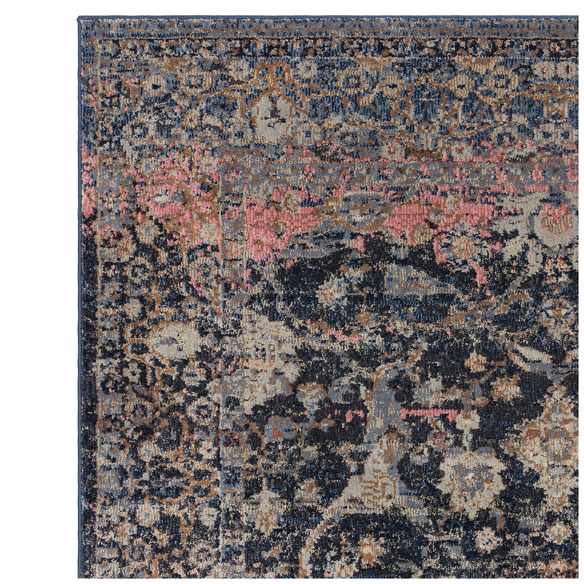 Vintage Ombre Persian Style Rug blue, ÉDITÉ