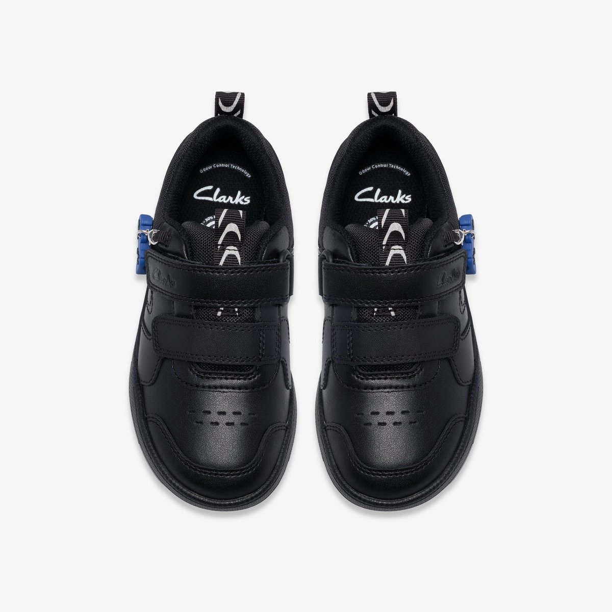 Derbies Cuir Coupe Large LASER PLAY K noir, CLARKS