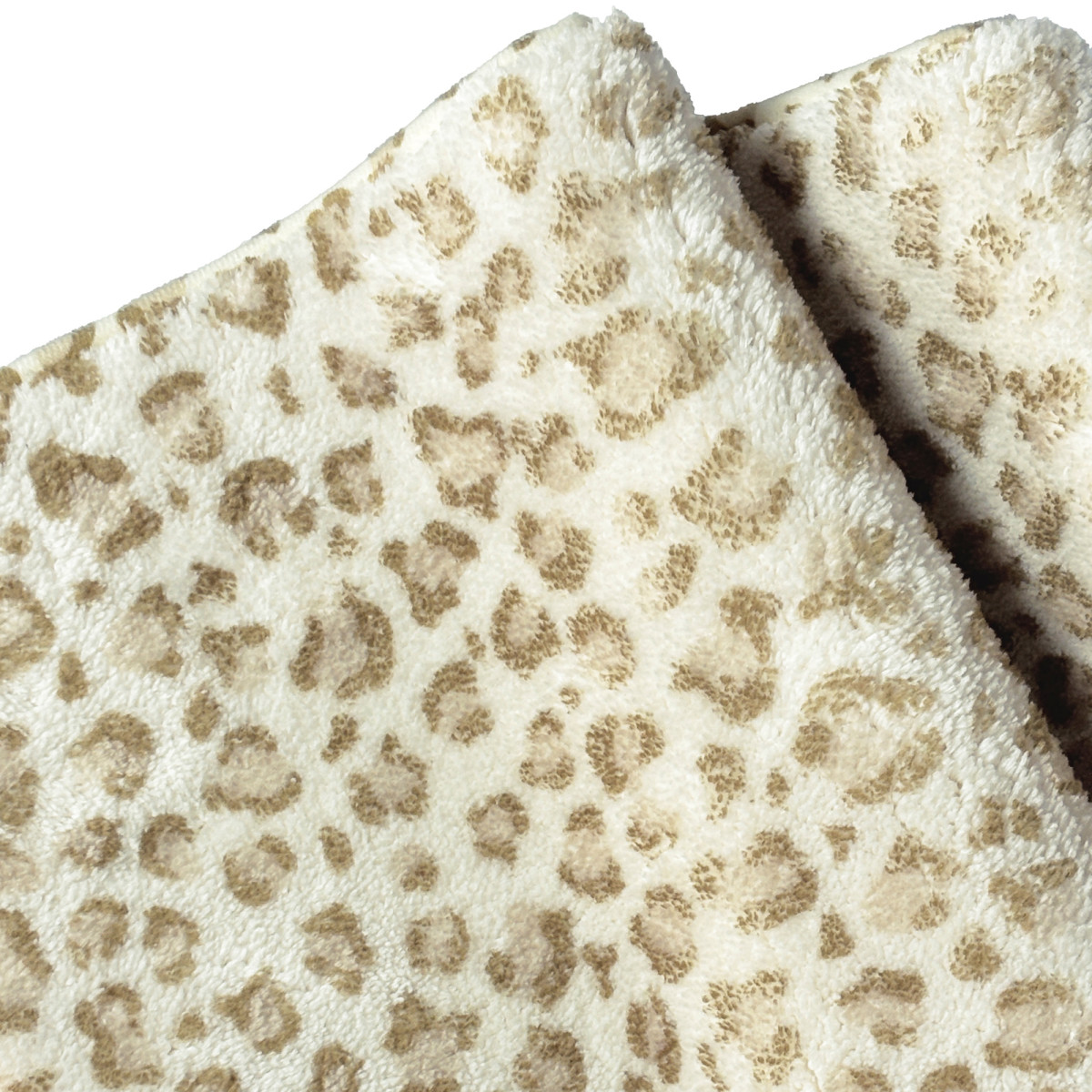 Tapis de bain léopard antidérapant LEOPARD marron, GUY LEVASSEUR